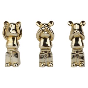 Decorative object Berna set of 3 (Gold)