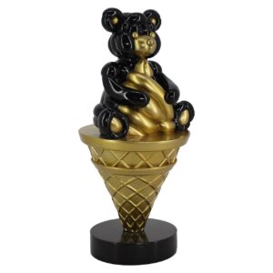 Decorative object Harly (Black/gold)