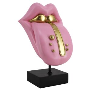 Decorative object Tongue pink (Pink)