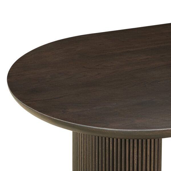 Dining table Kingston 280 brown (Brown)