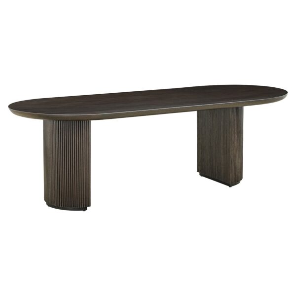 Dining table Kingston 280 brown (Brown)