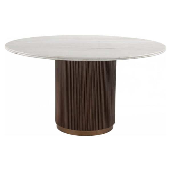 Dining table Mayfield 140Ø (Brown)