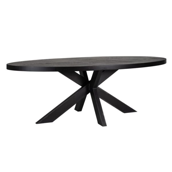 Dining table Watson 235 incl. spider leg black (Black)