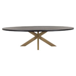 Dining table Watson 235 incl. spider leg gold (Black)