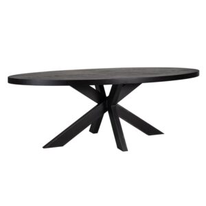 Dining table Watson 300 incl. spider leg black (Black)