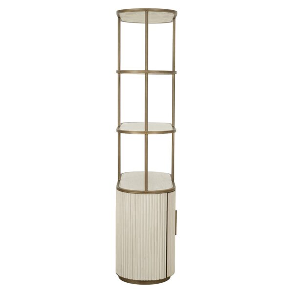 Display cabinet Tivoli 2-doors 3-shelves (White)