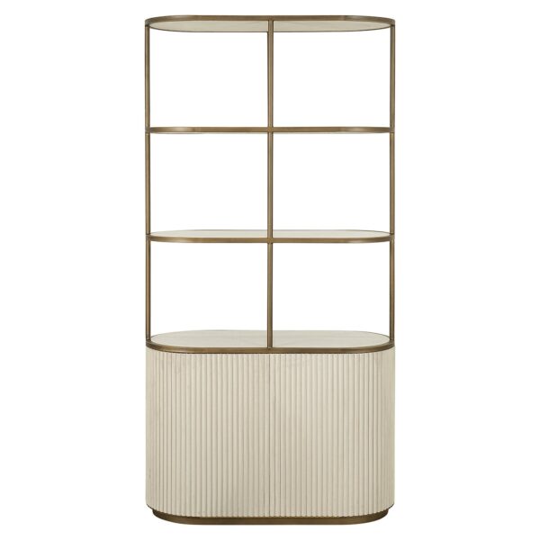 Display cabinet Tivoli 2-doors 3-shelves (White)