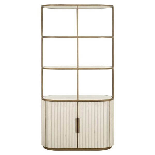 Display cabinet Tivoli 2-doors 3-shelves (White)