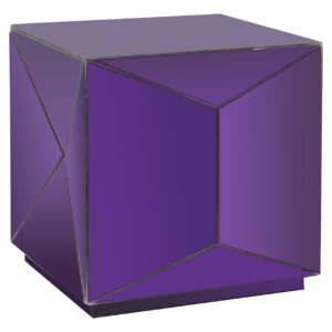 End table Shifra mirror purple ()