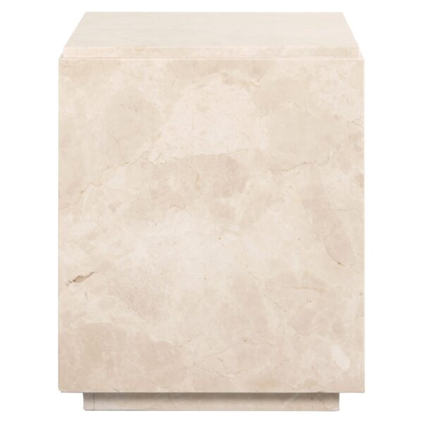 End table Stanford Dyna square cube (Beige)