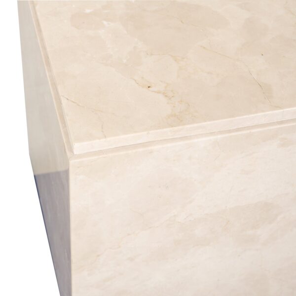 End table Stanford Dyna square cube (Beige)