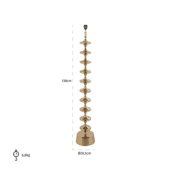 Floor lamp Jane gold (Gold)