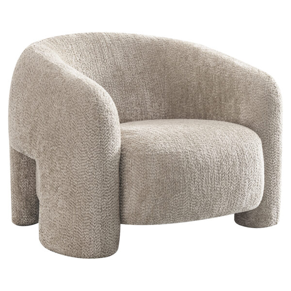 Lounge chair Milania lovely beige (Be Lovely 170 Beige)