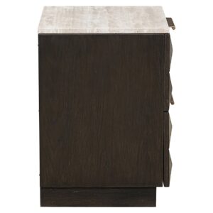 Nightstand Claremont 2-drawers (Brown)