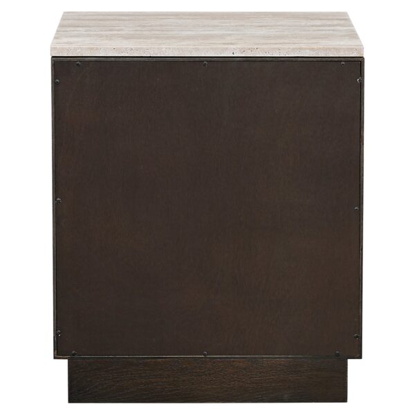 Nightstand Claremont 2-drawers (Brown)