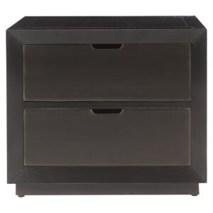 Nightstand Dante 2-drawers (Bronze)