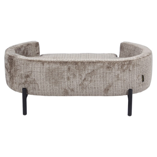 Pet bed Dolly stone chenille (Niagara 104 Stone Chenille)