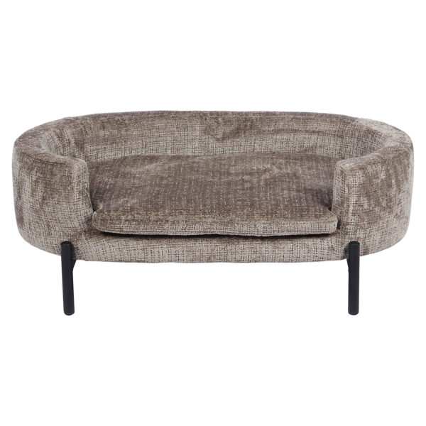 Pet bed Dolly stone chenille (Niagara 104 Stone Chenille)