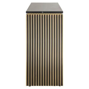 Sideboard Les Arcs 3-doors (Brushed Gold)