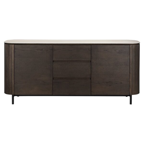 Sideboard Ritz 2-doors 3-drawers (Brown)