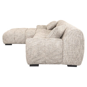 Sofa Hazel 3-seater + lounge left trendy nature (Be Trendy 01 Nature)