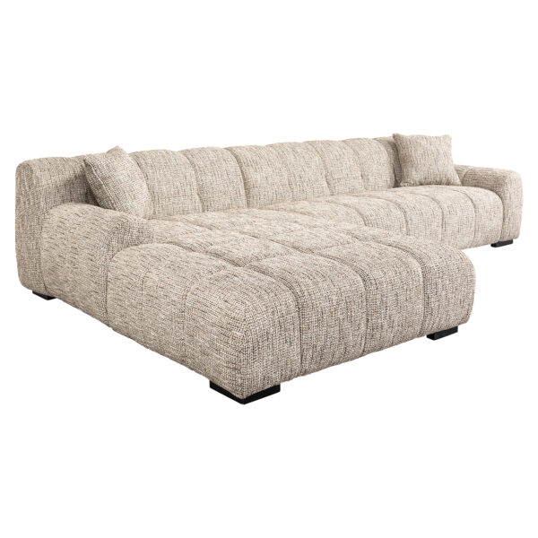 Sofa Hazel 3-seater + lounge left trendy nature (Be Trendy 01 Nature)