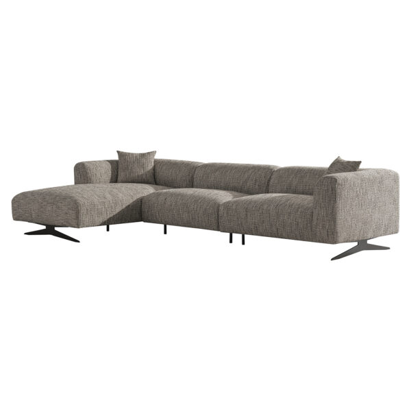 Sofa Hoxton 3-seater + lounge left (Be Trendy 01 Nature)