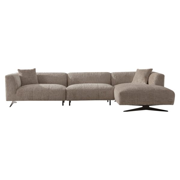 Sofa Hoxton 3-seater + lounge right (Be Lovely 170 Beige)