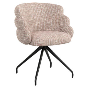 Swivel chair Kayla trendy rose (Be trendy 1673 rose)