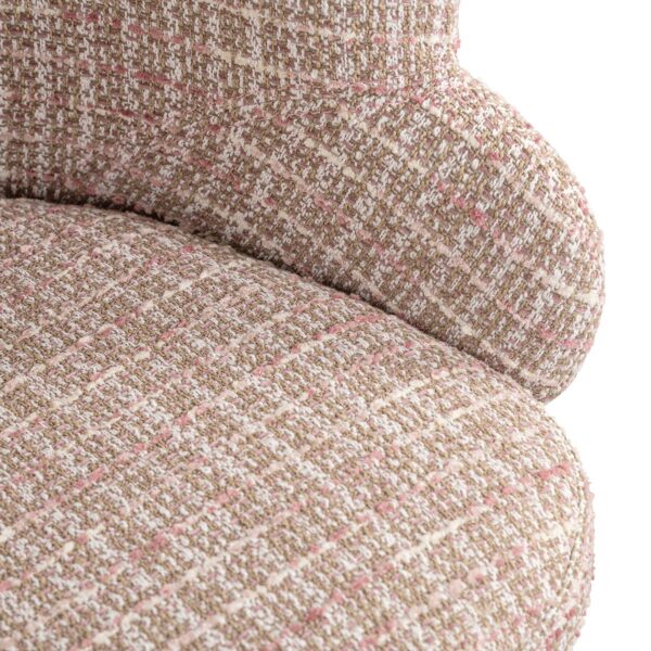 Swivel chair Kayla trendy rose (Be trendy 1673 rose)