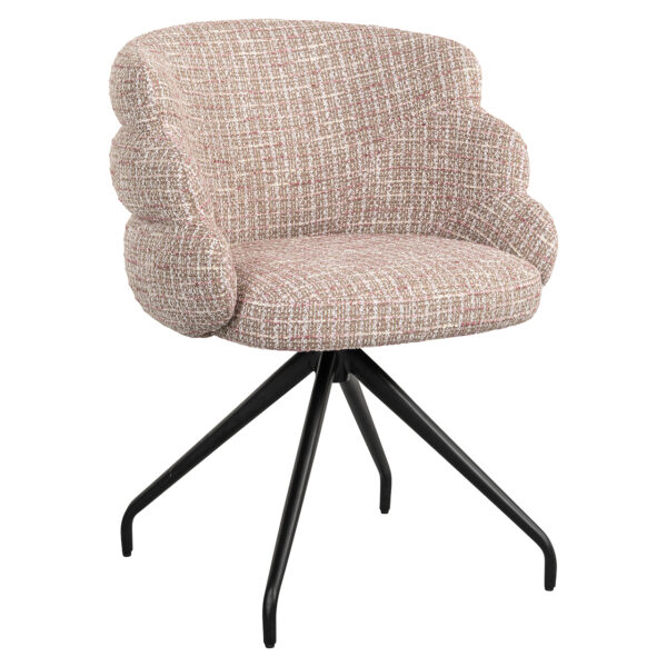 Swivel chair Kayla trendy rose (Be trendy 1673 rose)