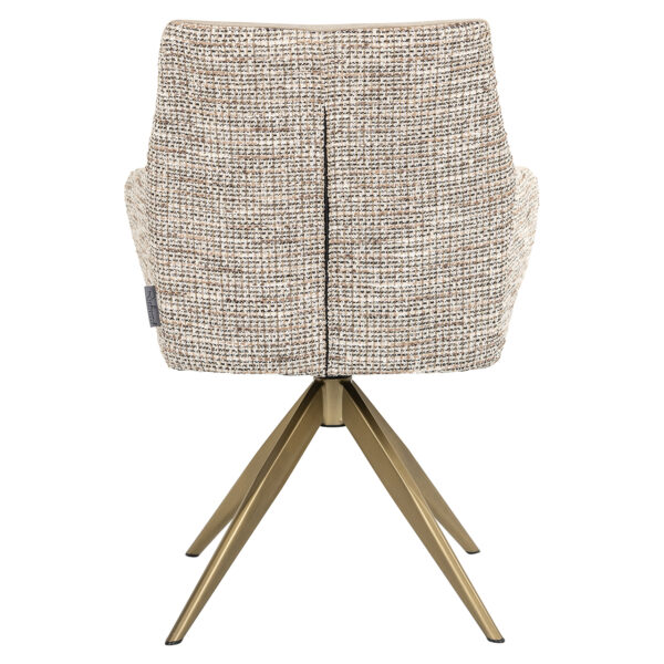 Swivel chair Lisonne be trendy nature / khaki velvet (Be Trendy 01 Nature)