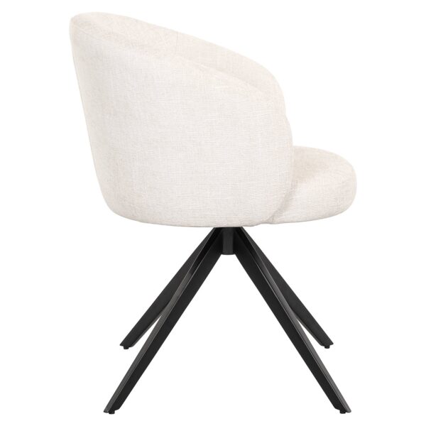 Swivel chair Olivia ecru miami (Miami 102 Ecru)