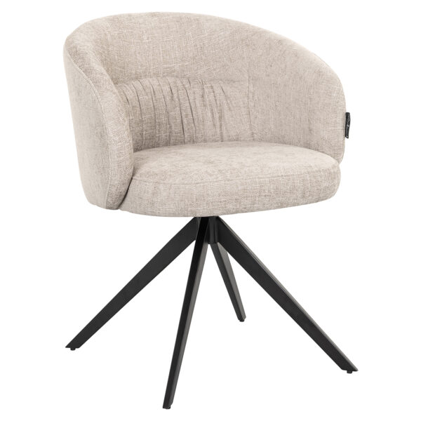 Swivel chair Olivia natural miami (Miami 01 Natural)