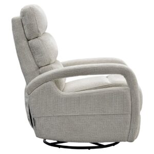 Swivel relax chair Denvi beige chenille (Niagara 902 beige)