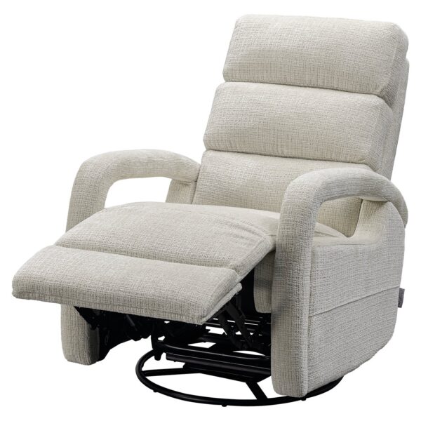 Swivel relax chair Denvi beige chenille (Niagara 902 beige)