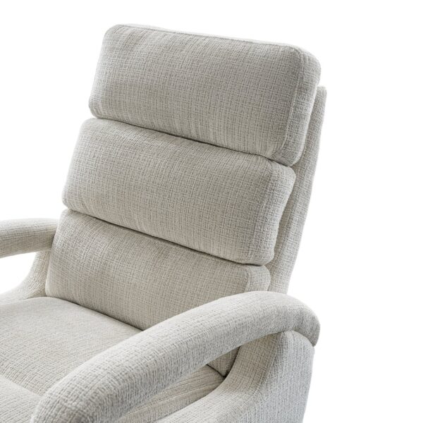 Swivel relax chair Denvi beige chenille (Niagara 902 beige)