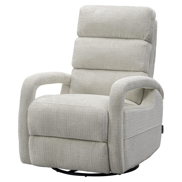 Swivel relax chair Denvi beige chenille (Niagara 902 beige)