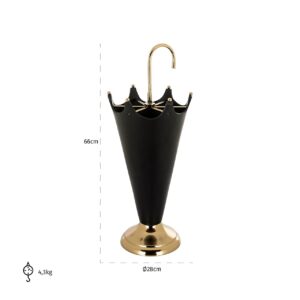 Umbrella stand Jytte (Black)