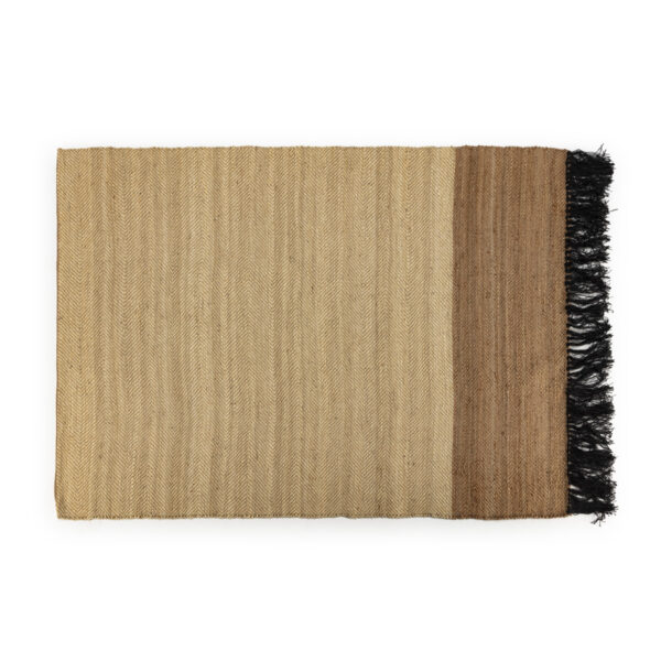 Alfombra 200x250 Shumak -- Natural/Negro