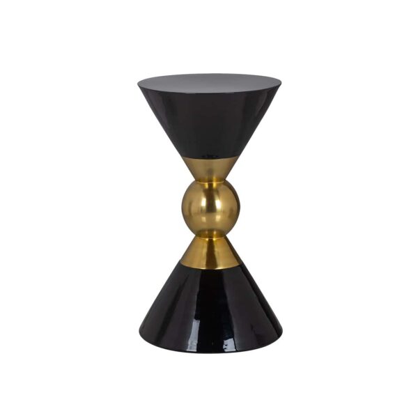 End table Rowy (Black/gold)