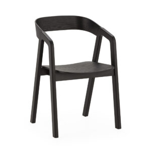 Silla 54x53x80 Madera de Haya -- Negro