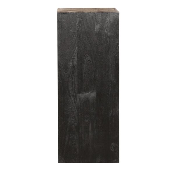 Pedestal madera negro grande