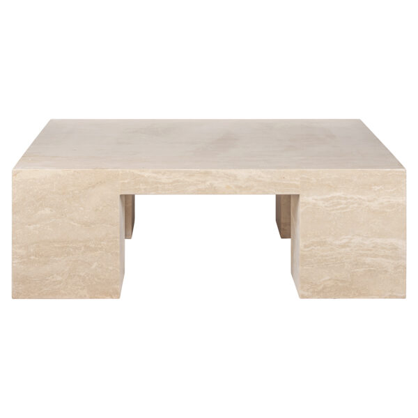 Coffee table Biltmore italian travertine (Beige)