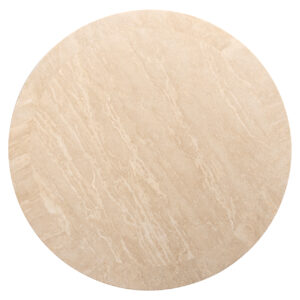 Coffee table round Biltmore italian travertine (Beige)