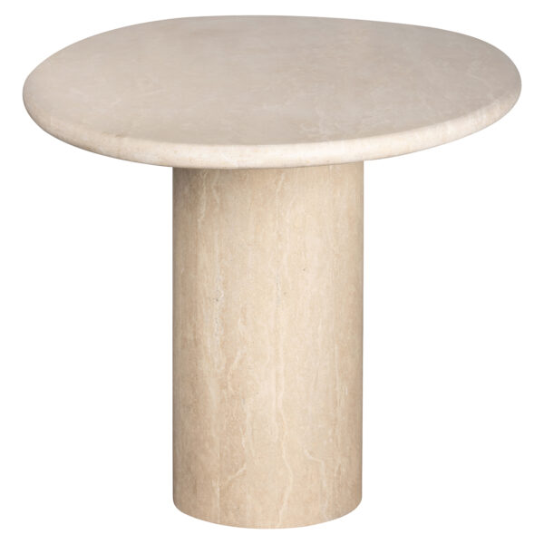 Dining table Renaissance organic italian travertine (Beige)