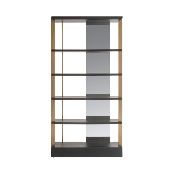 Display cabinet Rigley with mirror (Charcoal)