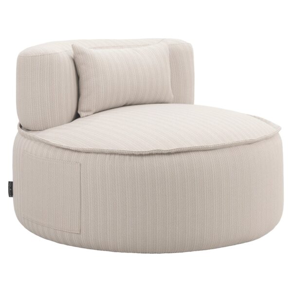 Outdoor swivel lounge chair Nammos beige (22080 Beige)