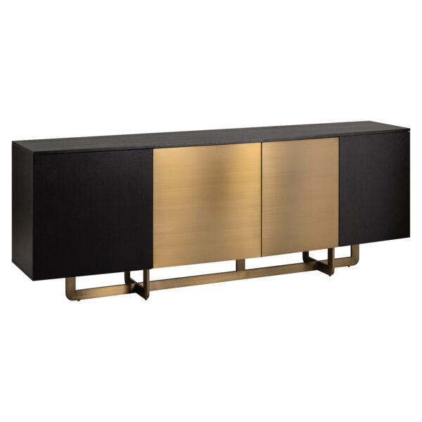 Sideboard Dax 4-doors (Charcoal)