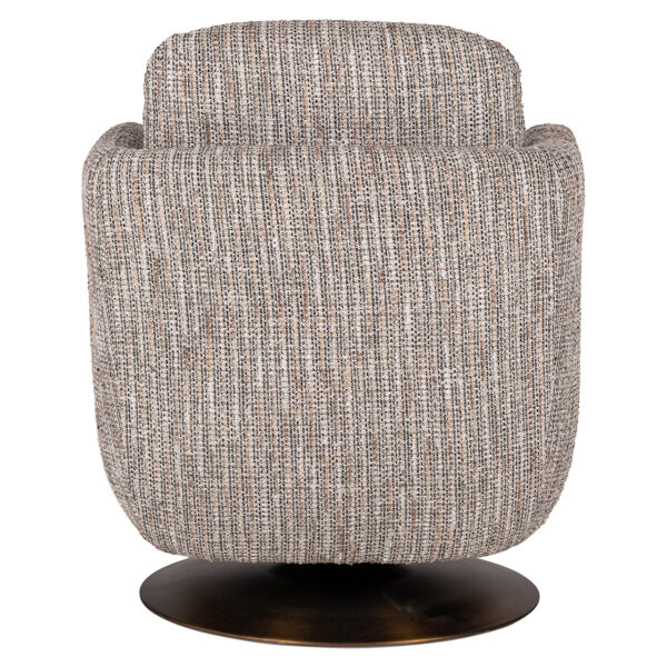 Swivel lounge chair Turner beige coco (Beige)